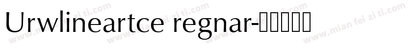 Urwlineartce regnar字体转换
